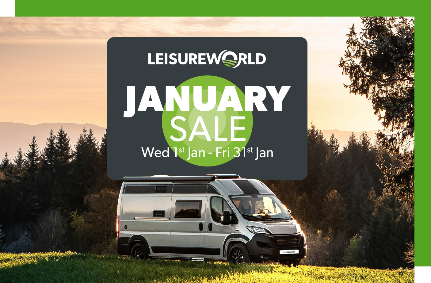 Leisure World 2025 January Sale!